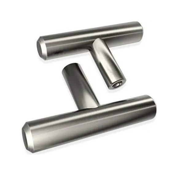 5 Pack Alpine Hardware Premium Euro Style Bar Handle Pull 1.75" Cabinet Hardware - Picture 1 of 4
